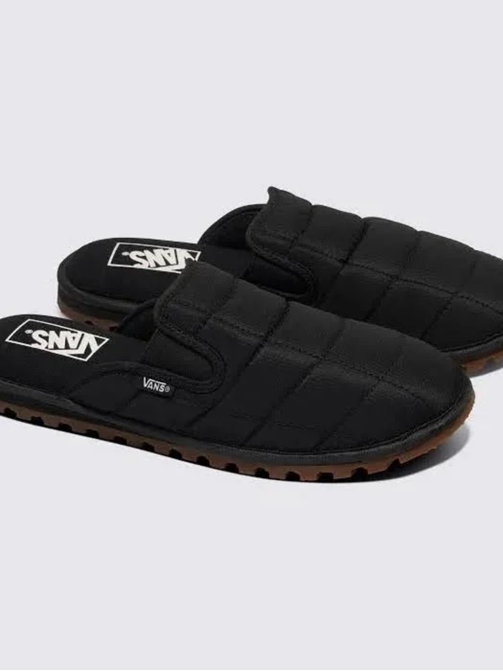 Vans MTE Mtn. Mule Black Quilted Slip-On Mule Slippers